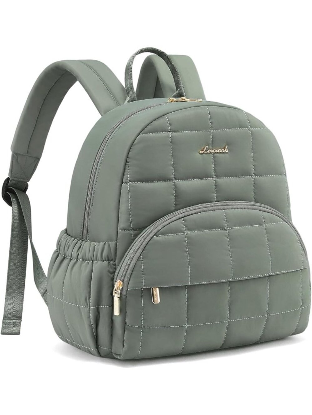 Mini Puffer Backpack Purse for Women, Lightweight Quilted Daypack with